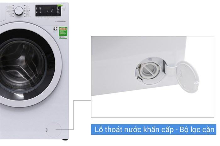 Máy giặt Beko Inverter 7 kg WMY 71083 LB3 Màu Trắng