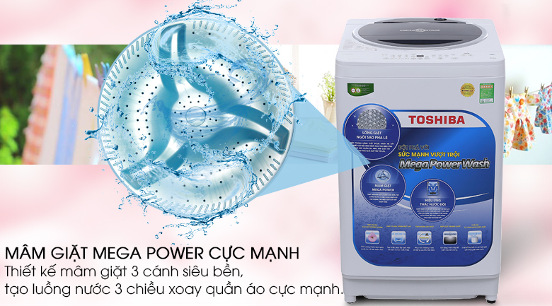 Máy giặt Toshiba 9.5 kg G1050GV (WB)