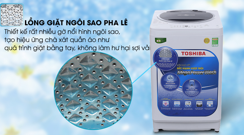 Máy giặt Toshiba 9.5 kg G1050GV (WB)