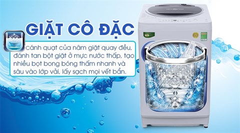 Công nghệ giặt cô đặc bằng bọt khí