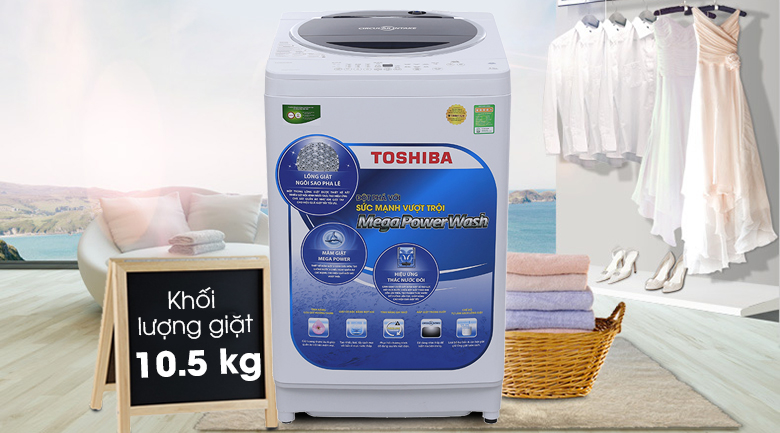 Máy giặt Toshiba 10.5 kg G1150GV(WK)