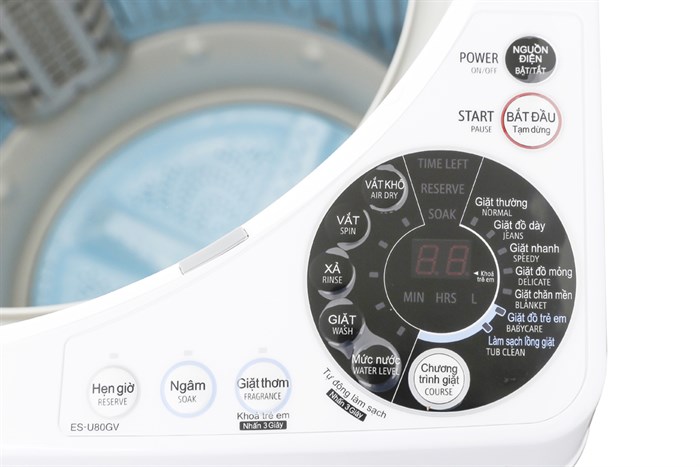 Máy giặt Sharp 8 kg ES-U80GV-H