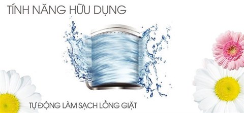 Làm sạch lồng giặt - Máy giặt Sharp 10.2 kg ES-U102HV-S