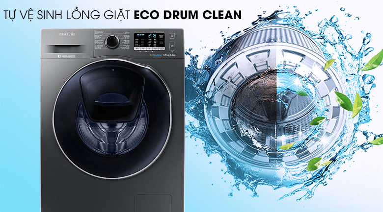 Máy giặt sấy Samsung AddWash Inverter 8.5 kg WD85K5410OX/SV