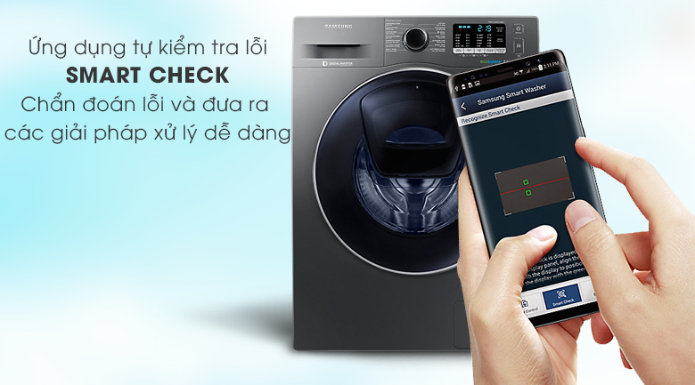 Máy giặt sấy Samsung AddWash Inverter 8.5 kg WD85K5410OX/SV