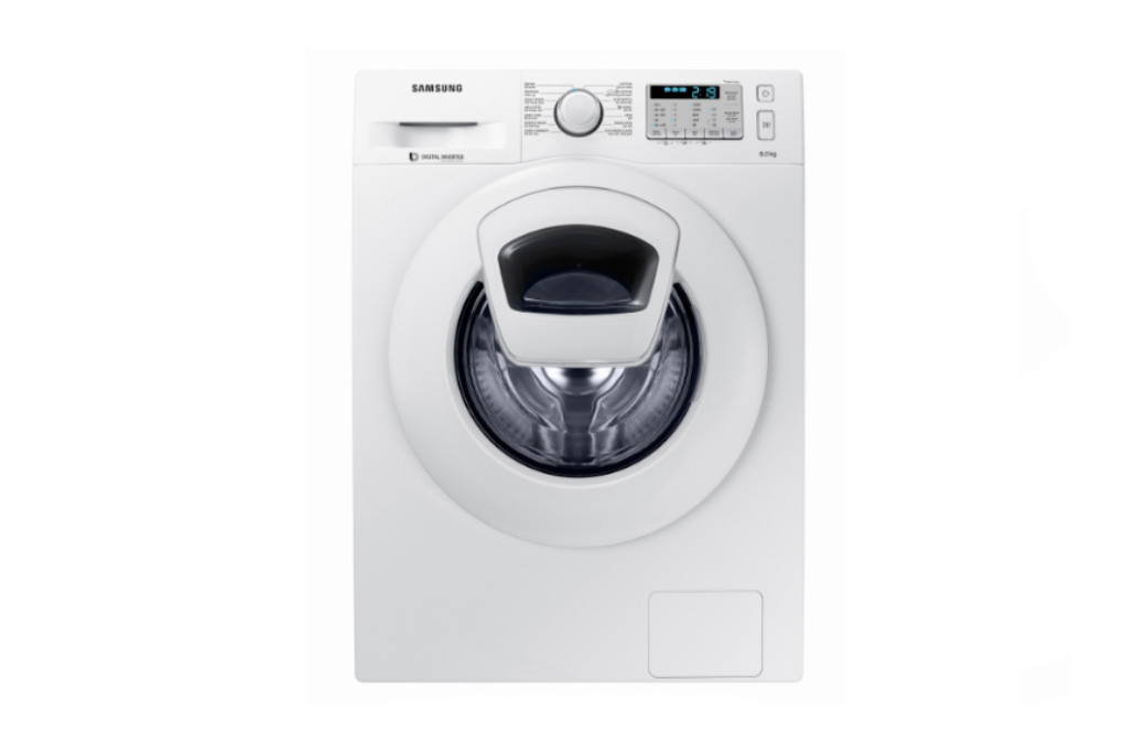 thiết kế máy giặt Samsung WW80K5233YW-SV