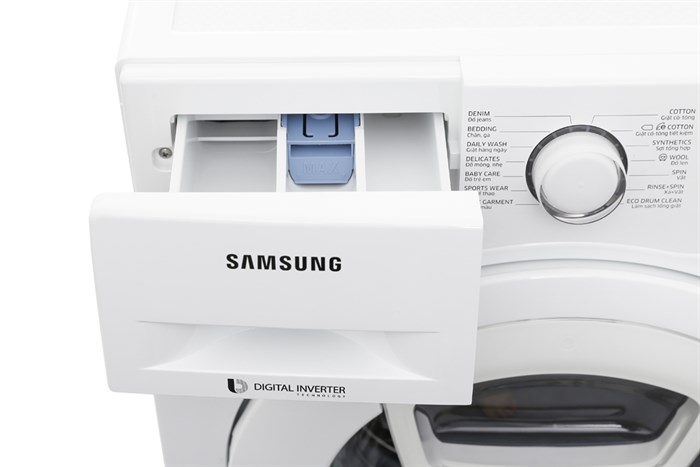 Máy giặt Samsung AddWash Inverter 8 kg WW80K5233YW/SV Màu Trắng