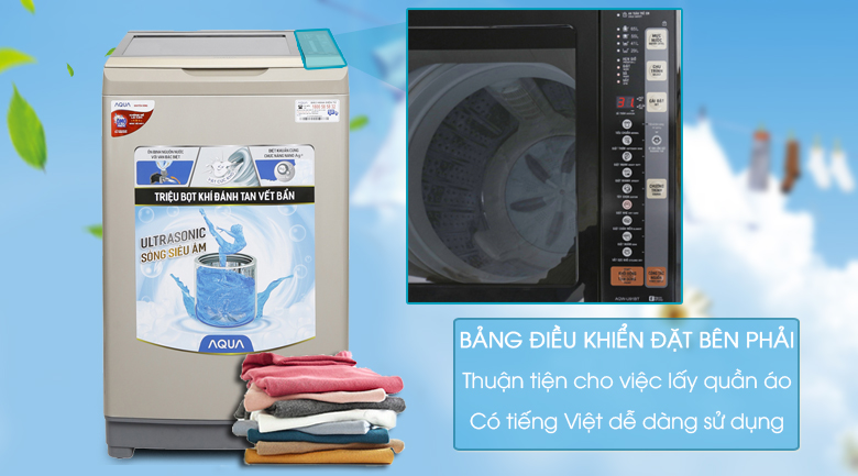 Máy giặt Aqua 9kg AQW-U91BT(N)