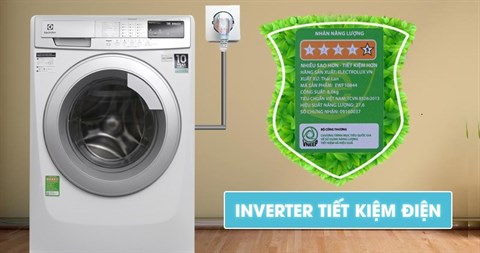 Công nghệ Inverter - Máy giặt Electrolux EWF12944
