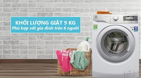 Máy giặt Electrolux Inverter 9 kg EWF12938