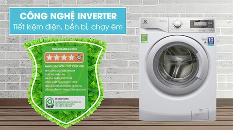 Công nghệ Inverter - Máy giặt Electrolux Inverter 9 kg EWF12938