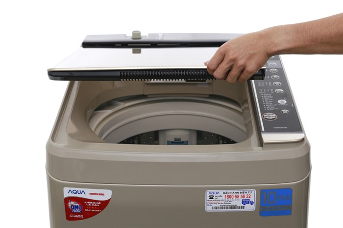 Máy giặt Aqua Inverter 9 kg AQW-D901BT N Màu Vàng đồng