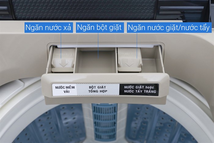 Máy giặt Aqua Inverter 9 kg AQW-D901BT N Màu Vàng đồng