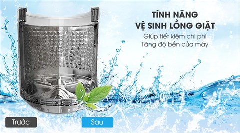 Tự động vệ sinh lồng giặt