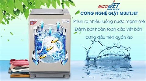 Công nghệ MultiJet cho khả năng giặt sạch, hiệu quả
