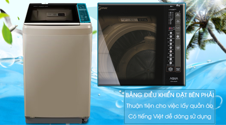 Máy giặt Aqua 8.5 kg AQW-U850BT N