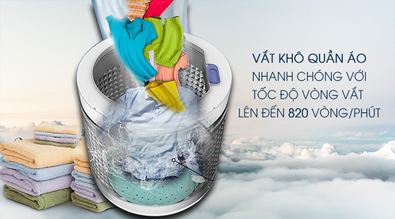 Máy giặt Aqua 8.5 kg AQW-U850BT N