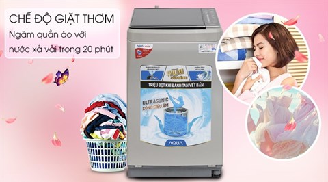 Chế độ giặt thơm - Máy giặt Aqua 8.5 kg AQW-U850BT S