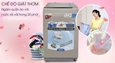 Tính năng giặt thơm - Máy giặt Aqua Inverter 9 kg AQW-D900BT N