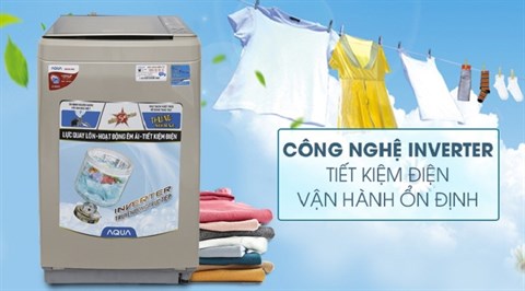 Công nghệ Inverter - Máy giặt Aqua Inverter 9 kg AQW-D900BT N