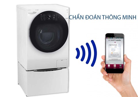 Chức năng chẩn đoán thông minh - Máy giặt LG Twinwash FG1405H3W & TG2402NTWW