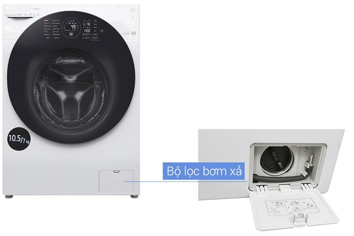 Máy giặt LG TWINWash Inverter FG1405H3W & TG2402NTWW