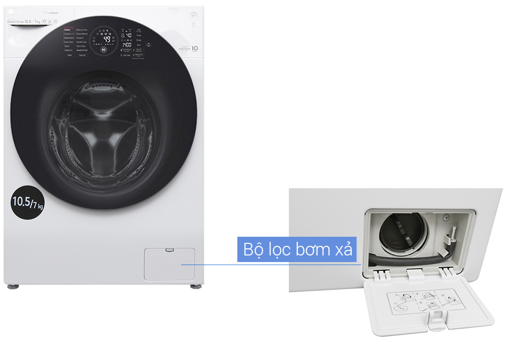 Máy giặt LG TWINWash Inverter FG1405H3W & TG2402NTWW