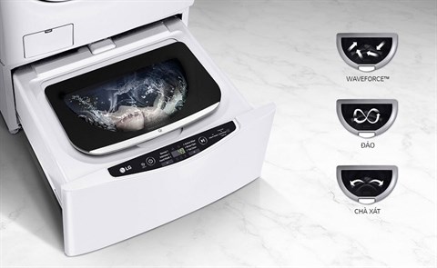 Công nghệ giặt 6 chuyển động cho khả năng bảo vệ quần áo bền đẹp lâu hơn