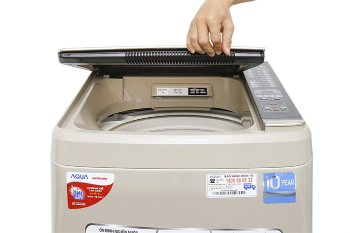 Máy giặt Aqua Inverter 9 kg AQW-DW90AT N Màu Vàng đồng