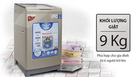 Máy giặt Aqua Inverter 9 kg AQW-DW90AT N