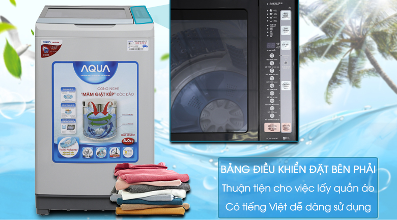 Máy giặt Aqua 8 kg AQW-W80AT H