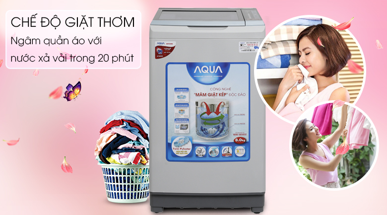 Máy giặt Aqua 8 kg AQW-W80AT H