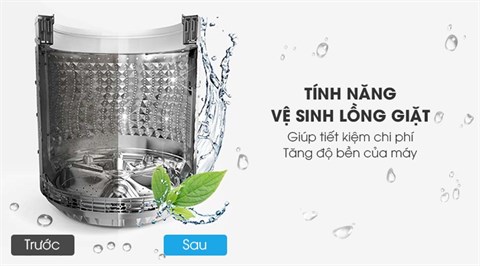 Chương trình vệ sinh lồng giặt tự động