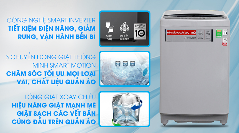 Máy giặt LG Inverter 9.5 kg T2395VS2M - 3