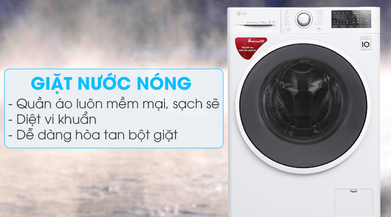 Máy giặt LG Inverter 7.5 kg FC1475N4W