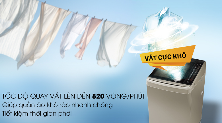 Máy giặt Aqua 8 kg AQW-U800BT N