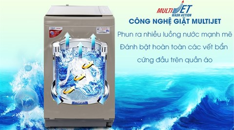 Công nghệ giặt Multi Jet