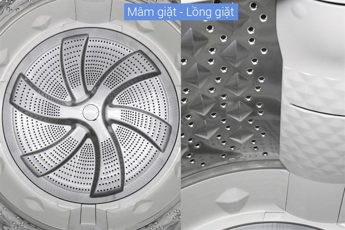 Máy giặt Toshiba Inverter 10 kg AW-DUH1100GV Màu Xám nhạt