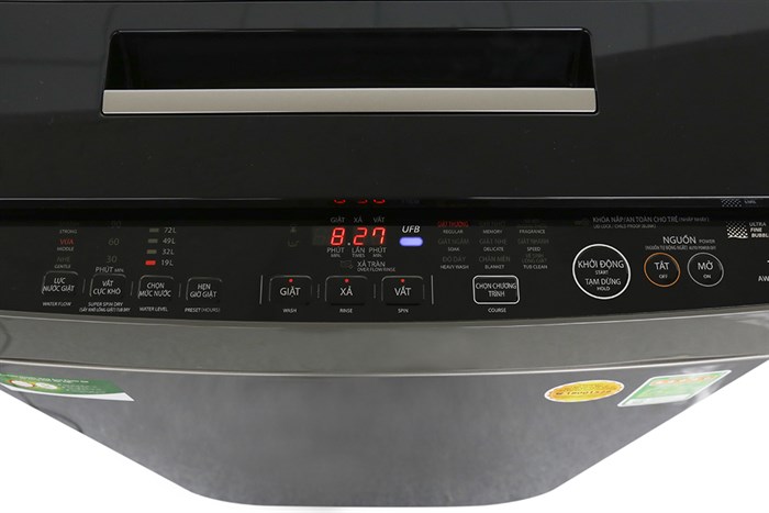 Máy giặt Toshiba Inverter 11 kg AW-DUH1200GV Màu Xám nhạt