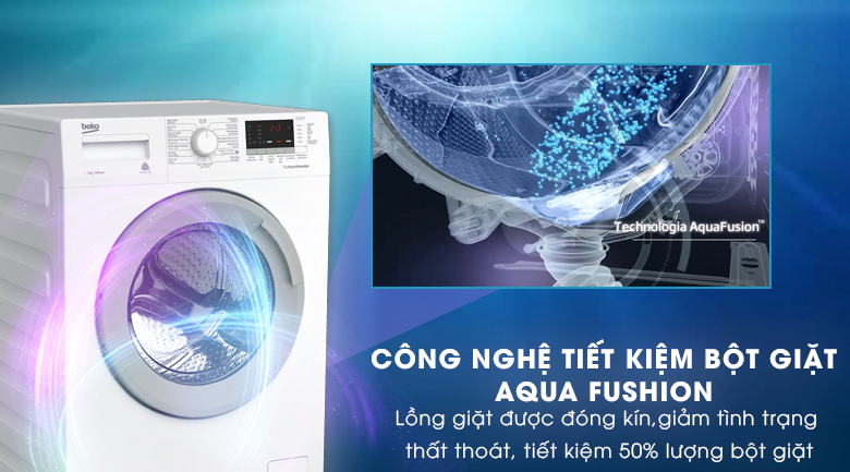 Aqua Fushion - Máy giặt Beko Inverter 7 kg WTE 7512 XS0