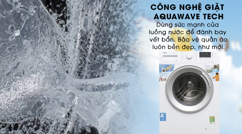 Máy giặt Beko Inverter 7 kg WTE 7512 XS0 - Bảo vệ quần áo