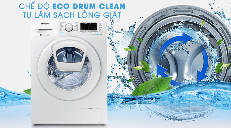 Máy giặt Samsung AddWash Inverter 7.5 kg WW75K52E0WW/SV
