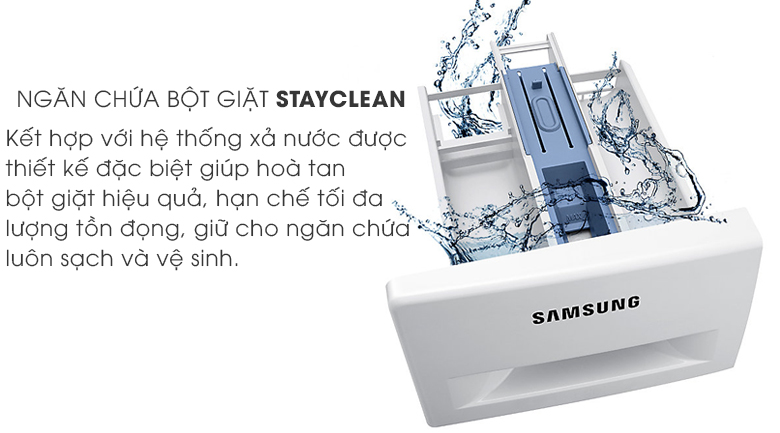 Máy giặt Samsung Inverter 8 kg WW80J54E0BW/SV