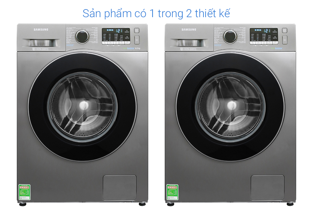 Máy giặt Samsung Inverter 8 kg WW80J54E0BX/SV Màu Inox