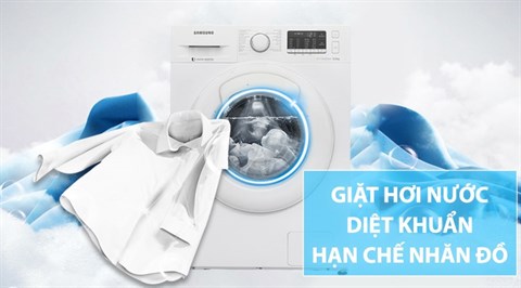 Máy giặt Samsung AddWash Inverter 8 kg WW80K52E0WW/SV
