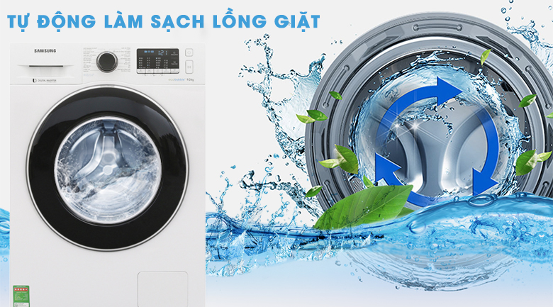 Máy giặt Samsung Inverter 9 kg WW90J54E0BW/SV