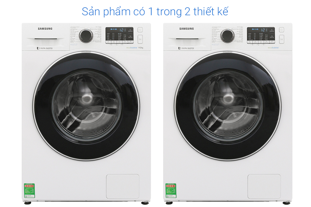 Máy giặt Samsung Inverter 9 kg WW90J54E0BW/SV Màu Trắng