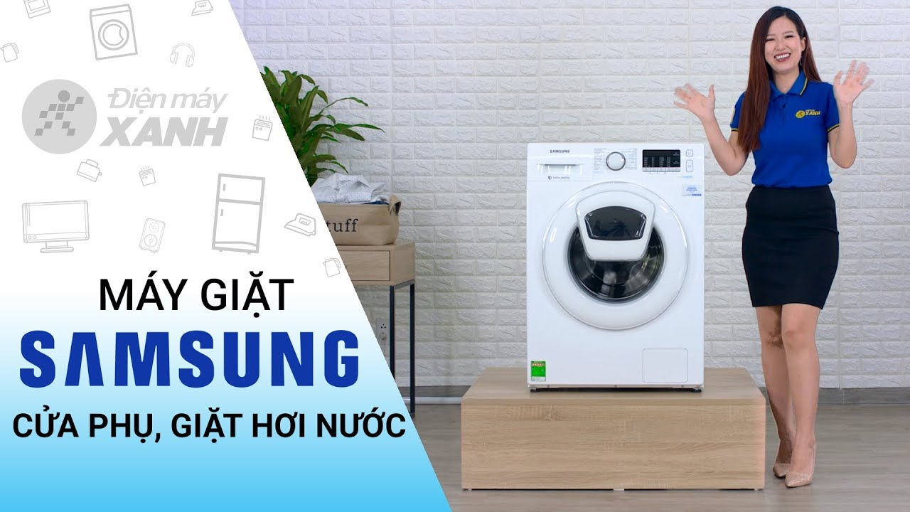 Máy giặt Samsung Inverter 9 kg WW90K52E0WW/SV