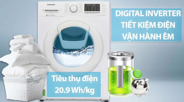 Tiết kiệm điện năng tối đa với công nghệ Digital Inverter