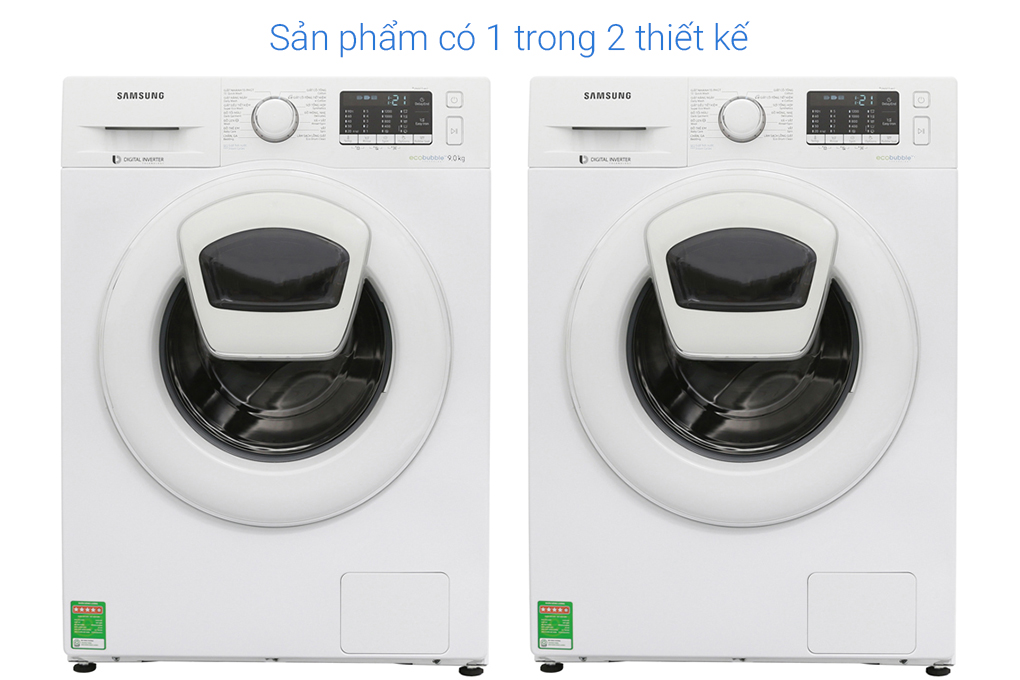 Máy giặt Samsung Inverter 9 kg WW90K52E0WW/SV Màu Trắng